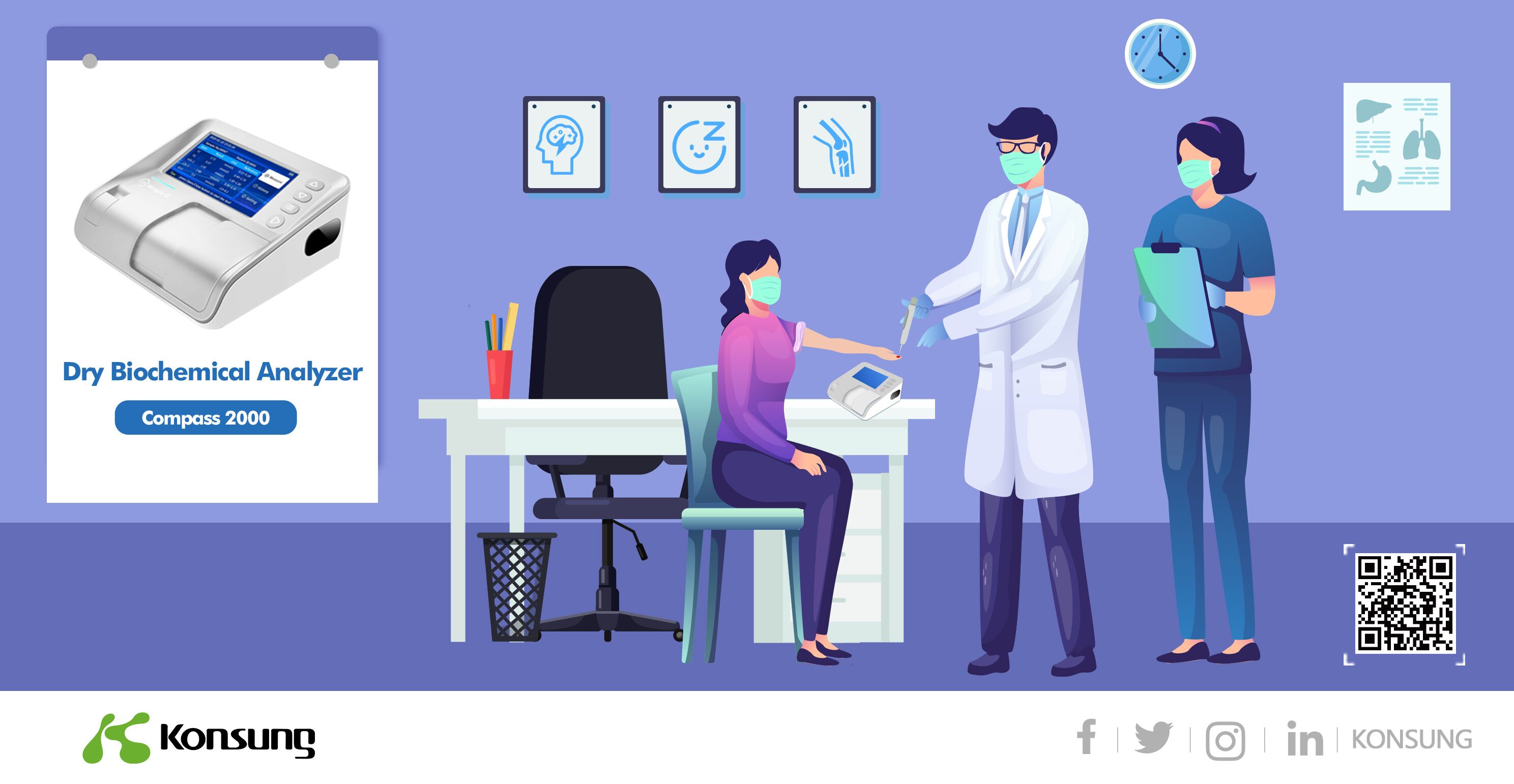 Konsung dry biochemical analyzer 